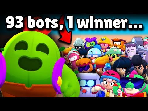ALL 93 Brawl Stars Bots Fight to the Death! Who Wins…?