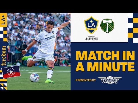 MATCH IN A MINUTE: LA Galaxy snatch a late-match equalizer against Portland Timbers