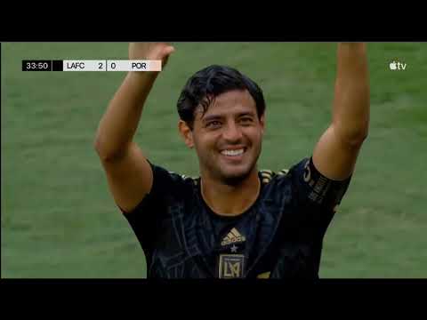 Carlos Vela Converts PK against Portland Timbers