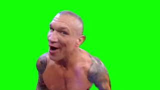 Randy Orton makes a funny face green screen