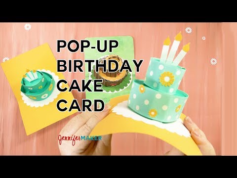 Pop-Up Birthday Cake Card Tutorial