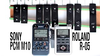 Video thumbnail for Sony PCM M10 VS Roland R05 by ShurSoma