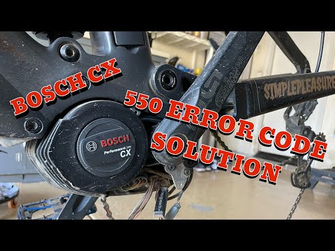 Bosch CX 550 Error Code Solution