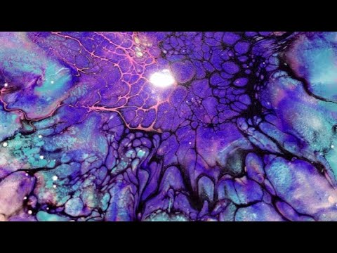 #1. 6 Acrylic Blooms Art Technique / Pour Paintings / Acrylic Pours / MUST SEE!! My 1st Video!!