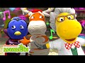Mad Scientist Tasha Dances At The Monster Dance Party W Mummy Tyrone The Backyardigans