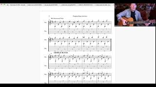 Open D Fingerpicking exercises w/TABS