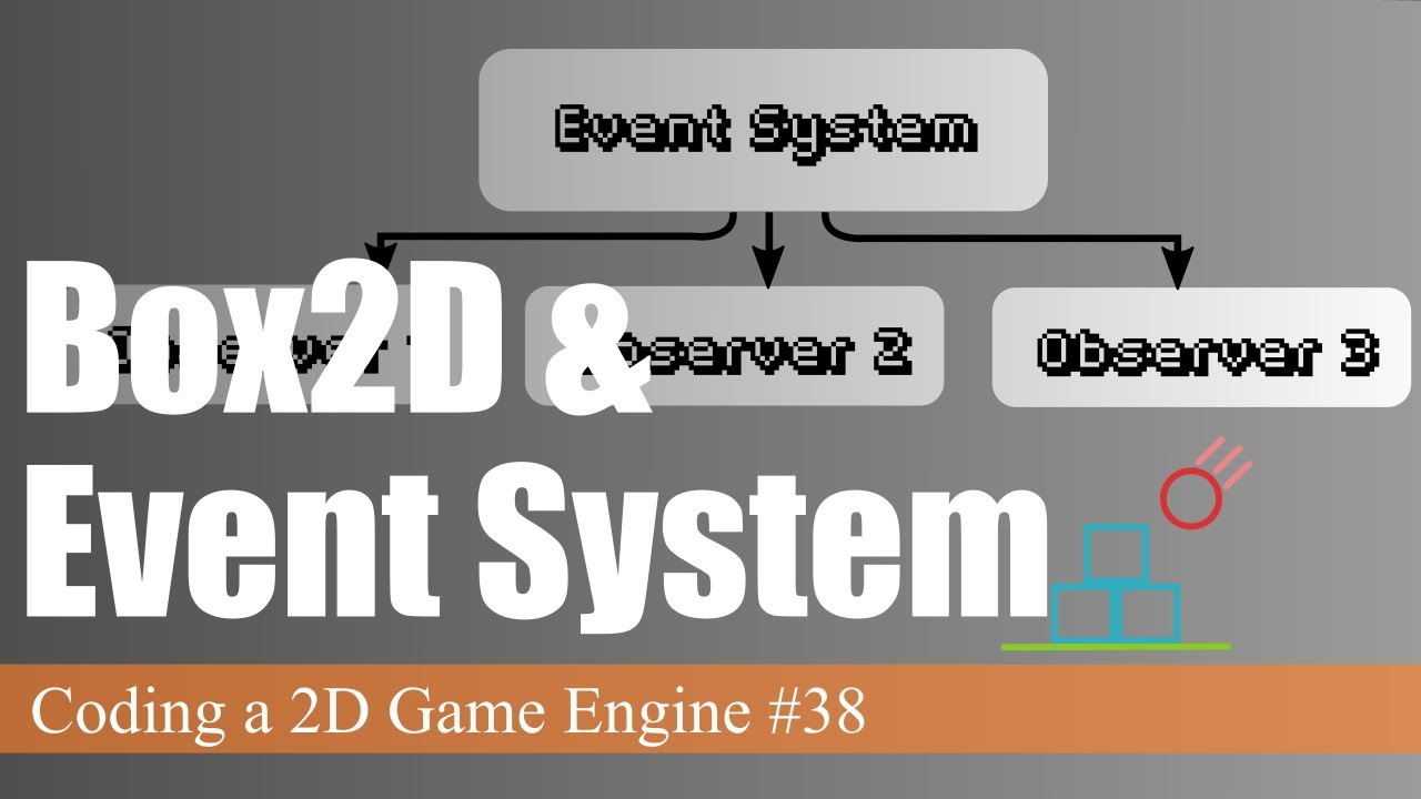 Event System and Box2D Physics | Coding a 2D Game Engine in Java #38