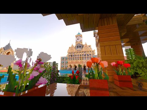 INCROYABLE construction de ville sur Minecraft!