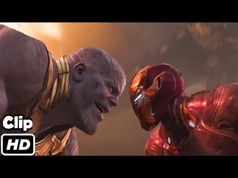 Iron Man VS Thanos Fight Scene HindiAvengers Infinity War  Movie Clip HD