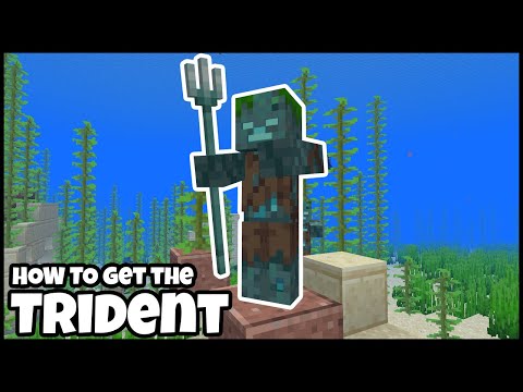 How To Get A TRIDENT In MINECRAFT 1.21