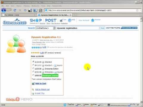 DotNetNuke Tutorial - Customizing registration with Dynamic Registration module p1/2- Video #187