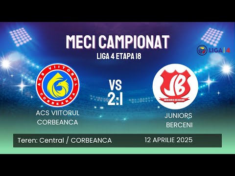 ACS VIITORUL CORBEANCA VS A.C.S JUNIORS BERCENI 2:1 *ETAPA 18*