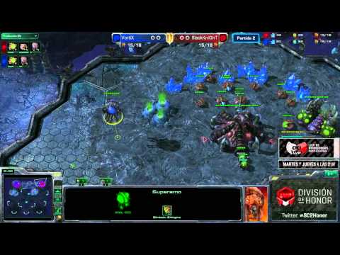 VortiX vs ßlacKniGhT (ZvZ) - División de Honor - Grupo B Ronda 1