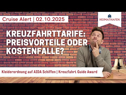 Alex's Cruise Alert | Cruise fares: Price advantages or cost trap?