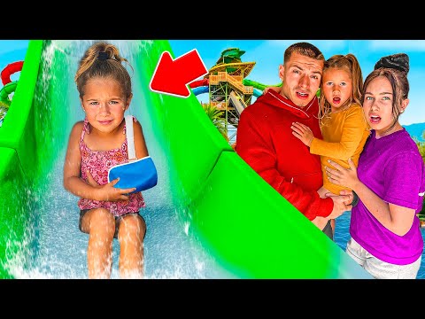 Lani Got Hurt On The Waterslide!!!