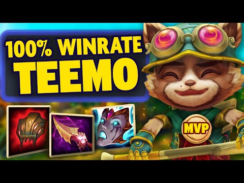 HOW I HAVE A 100% WIN RATE ON TEEMO JUNGLE (perfect game)