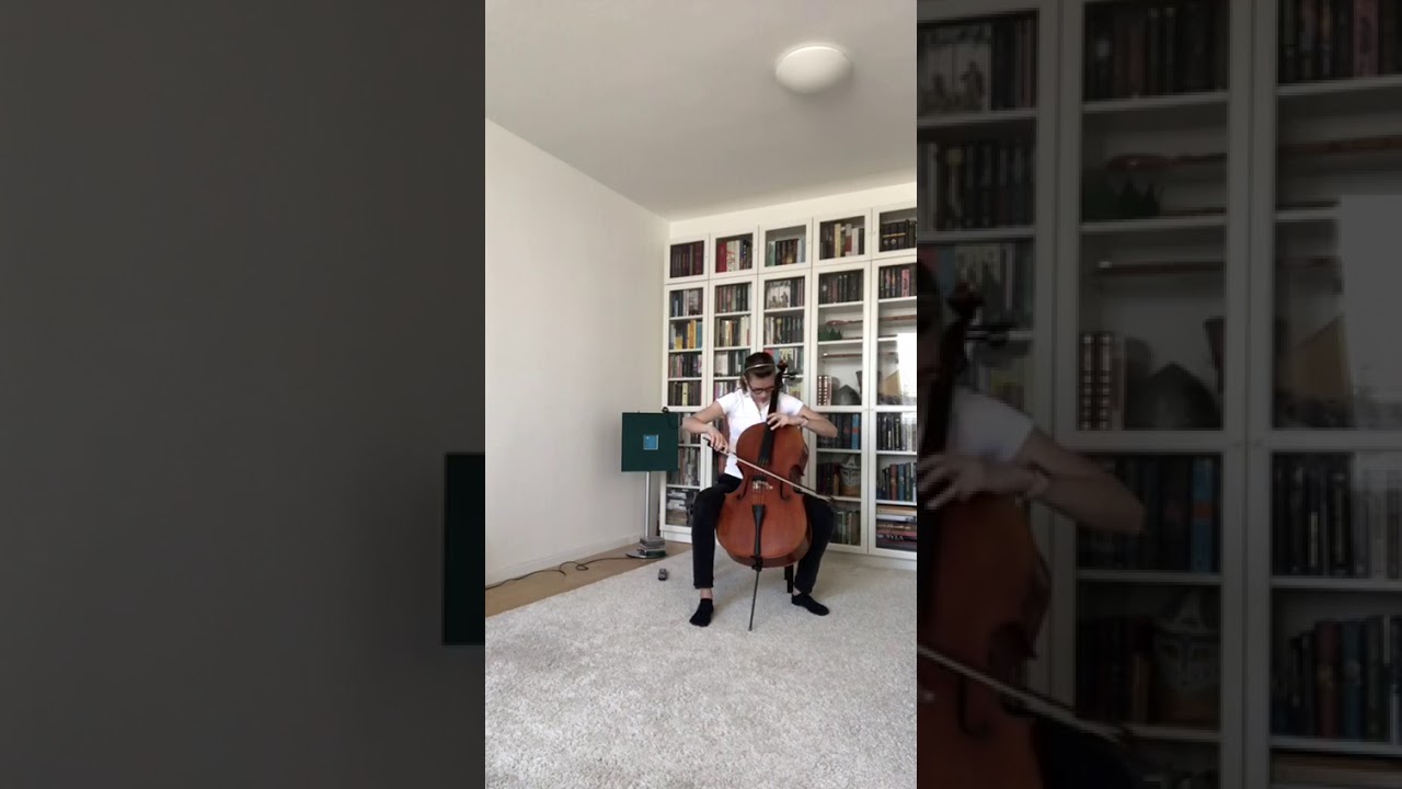 naša čelistka Ema a jej Apres Un reve od G. Fauré