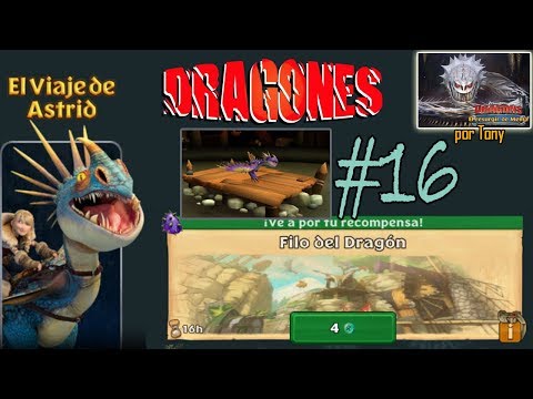 Dragones, el Resurgir de Mema "Viaje de Astrid a Filo del Dragón (6 - #16) (Nadder del Filo)" Tony