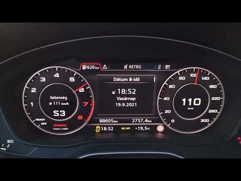 Audi A4 B9 2.0TFSI 310HP 450NM STAGE 1 acceleration 0-100 km/h