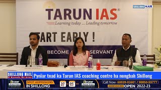 Pynïar shnat trei kam ka Tarun IAS coaching centre sa ha nongbah Shillong