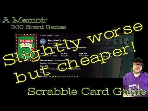 Board Game Memoir 267 - Scrabble Card Game – Same same, but different!