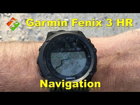 Garmin Fenix 3 HR -  Navigation