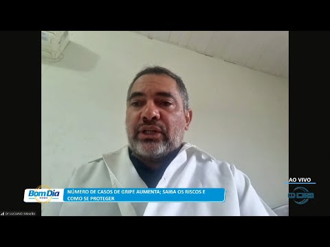 O médico Luciano Mourão fala de riscos e proteção contra novo surto gripal 11 04 2023