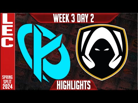 KC vs TH Highlights | LEC Spring 2024 W3D2 | Karmine Corp vs Team Heretics