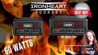 Video thumbnail for IRONHEART Foundry | LEADTOP & DUALTOP 60 Watt heads and ltd. edition rigs by Laney Amplification