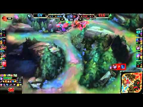 Gravity Saintvicious Sejuani VS CLG Zionspartan Hecarim Highlights   2015 NA LCS Spring W7D1