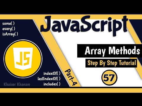 Array Methods Part 4 Javascript Tutorial For Beginners 57