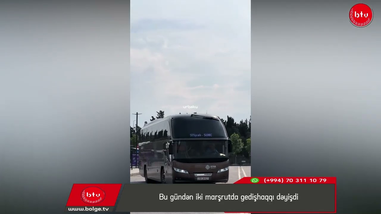 Bu gündən iki marşrutda gedişhaqqı dəyişdi