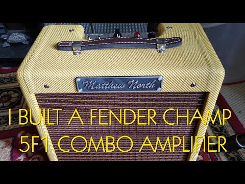 I built a Fender Champ 5F1 Clone, this is how I did it and this is how it sounds (Modules Amp).