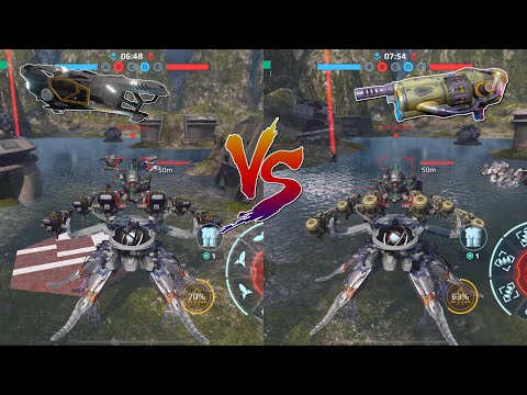 [WR] Ksiphos VS Cudgel - Comparison (6x Light Weapons) | War Robots Test Server