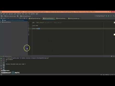 V5 Python Data Types