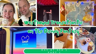 Sea Day 1 | Disney Fantasy Transatlantic Cruise| Dance Classes, Trivia & Morning Disney Fantasy Live