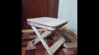 Складной стульчик для рыбалки своими руками чертежи