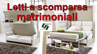 Letti a scomparsa Matrimoniali