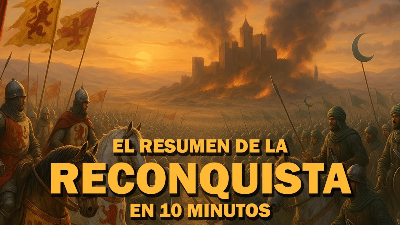 ✅ La RECONQUISTA de la PENÍNSULA IBÉRICA en 11 minutos | Resumen fácil y divertido