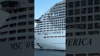 🚢😲NEW BIG CRUISE SHIP | MSC WORLD AMERICA