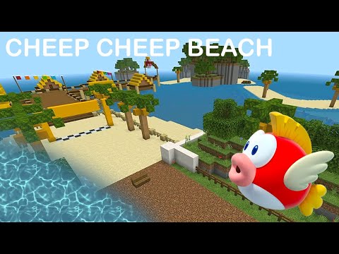 DS Cheep Cheep Beach - Mario Kart in Minecraft