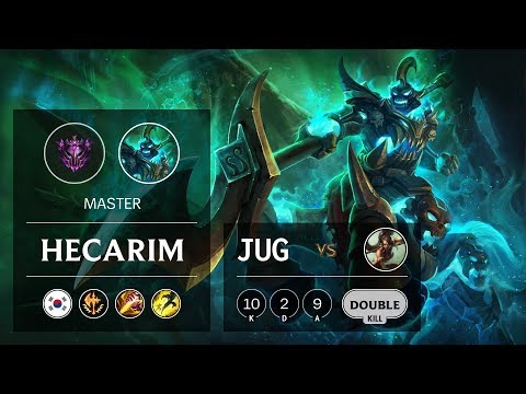 Hecarim Jungle vs Nidalee - KR Master Patch 9.12