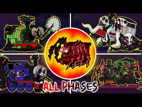 Choo Choo ALL PHASES | Friday Night Funkin' VS Super Choo Choo Charles (FNF Mod/HARD)