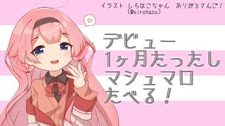フライングマロ(ミュート中) - 【マシュマロ】デビュー1か月たったンゴに届くマロとは【周央サンゴ】