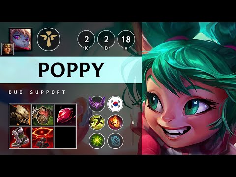 Poppy Support vs Pyke - KR Master Patch 25.10