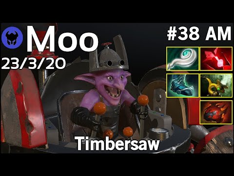 Moo [J.Storm] plays Timbersaw!!! Dota 2 7.22