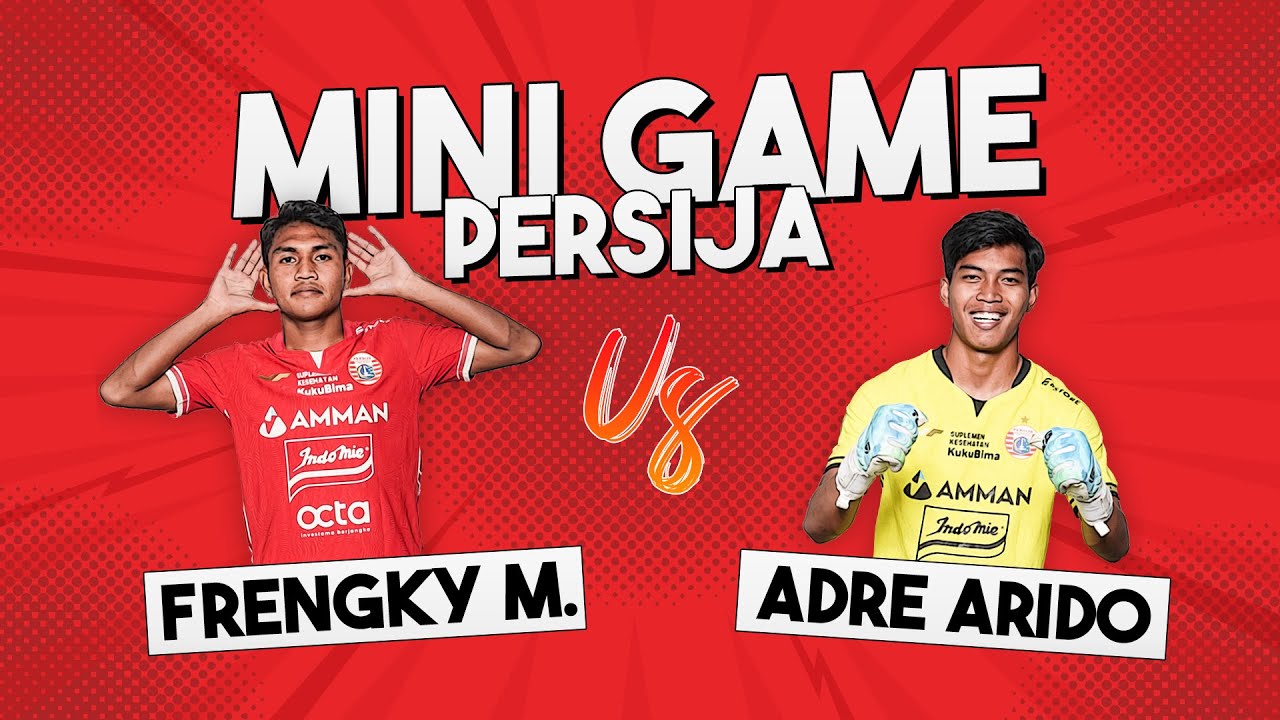 PERANG URAT SYARAF! Adu Kecerdasan Frengky Missa vs Adre Arido!!! | Mini Game Persija