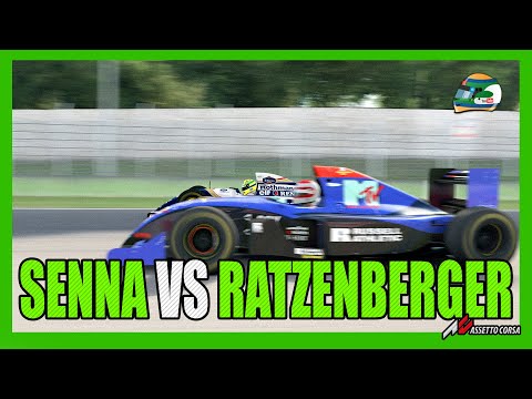 Ayrton Senna vs Roland Ratzenberger | Williams FW16 vs Simtek S941 | F1 Legends Tribute at Imola