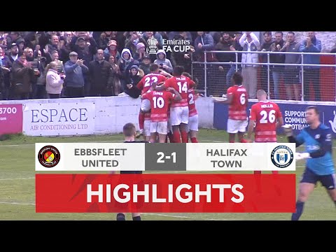 Bingham Sends The Fleet Through | Ebbsfleet United 2-1 FC Halifax Town | Emirates FA Cup 2022-23