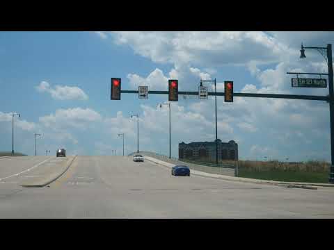 SH 121 to Centerville Blvd, Garland TX Through LBJ TEXpress  | 4K Spectacular Road Trip Experience